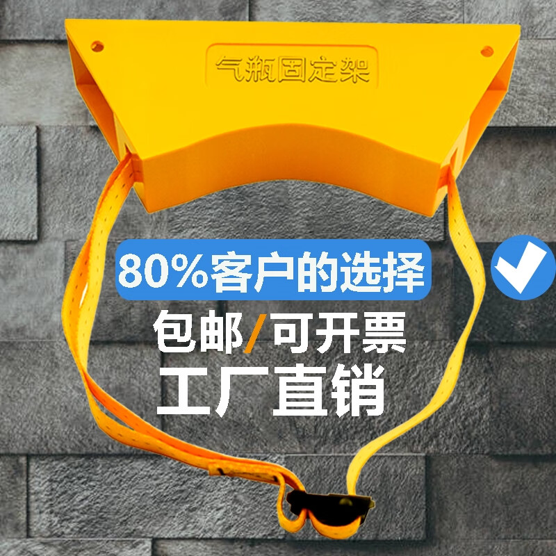千惠侬实验室气瓶固定架abs塑料钢瓶固定支架40l医院氧气防倒柜固