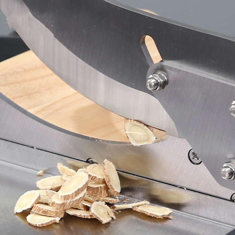 壹骁药材切片机切药刀切中药材鹿茸切刀灵芝闸刀人参