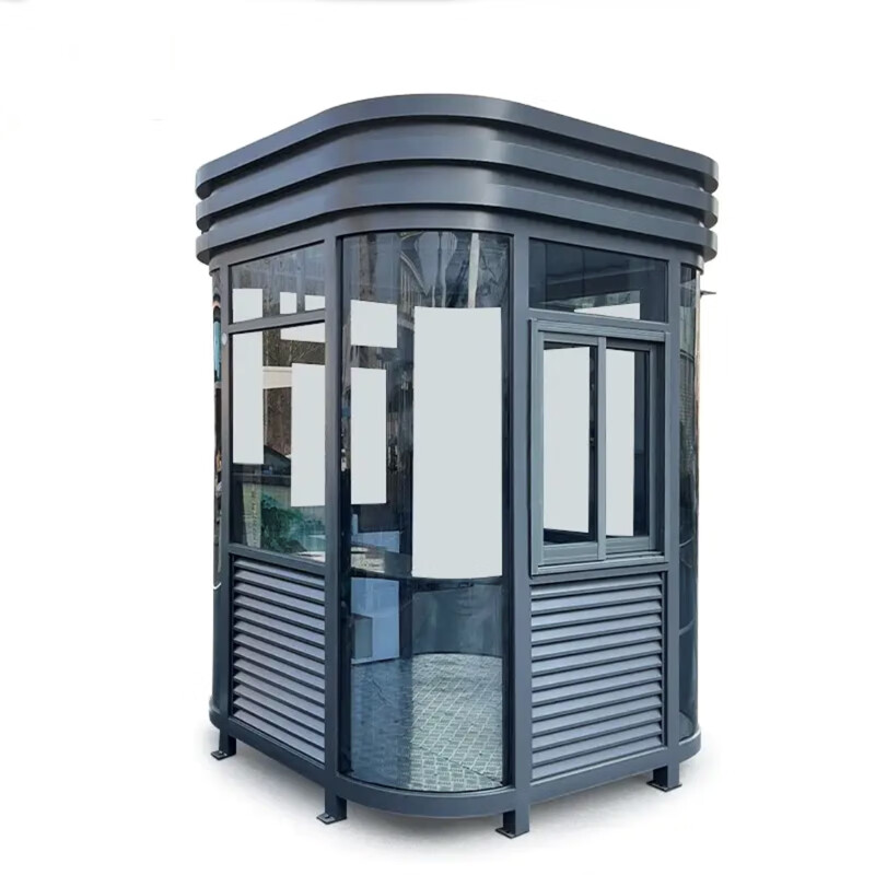 嘉菁衍岗亭保安亭户外可移动钢结构治安岗亭门卫值班室岗亭兰州厂家