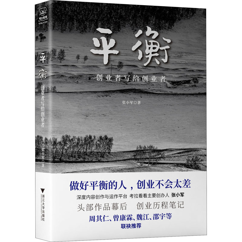 平衡 创业者写给创业者 张小军 书籍