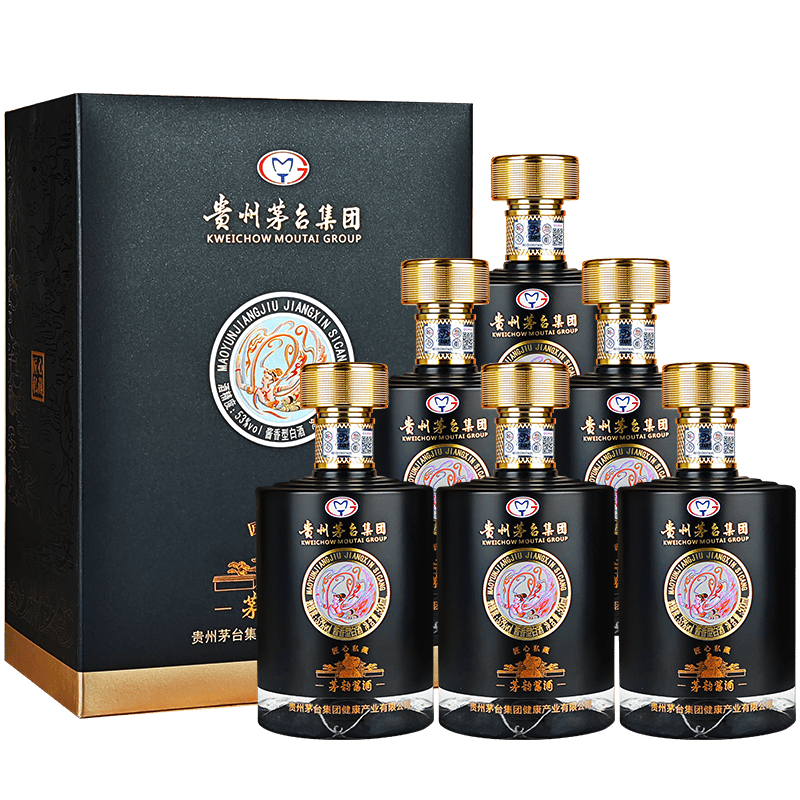 茅台集团 茅韵酱酒匠心私藏 飞天仙女图 53度 500ml 6瓶 整箱装