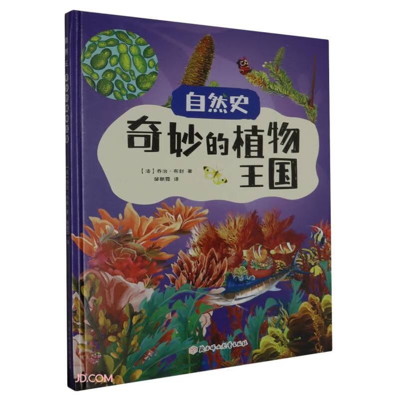 自然史:奇妙的植物王国 精装硬壳儿童故事绘本幼儿园儿童科普早教书非注音版课外书 