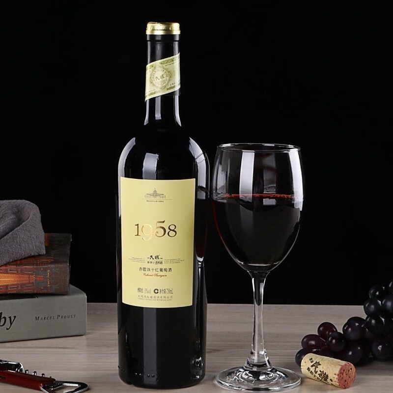 民权民权葡萄酒1958赤霞珠干红葡萄酒 750ml*6黄河故道产区 国产红酒