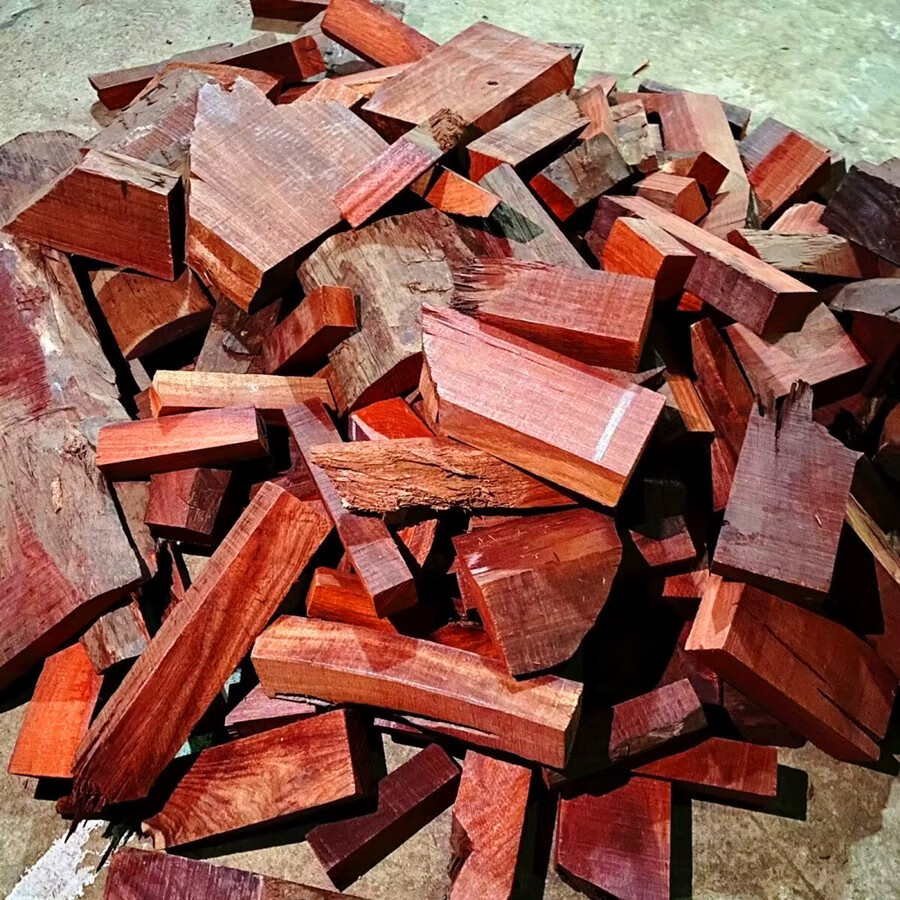 蓝铂丽木料 边角料 木工diy下脚料 原材料珠子练手料簪子料 一斤手把