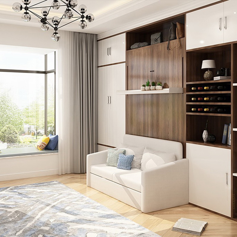 爱峰隐形床多功能书房 电动折叠沙发隐形床壁床多功能隐藏床客厅 手动