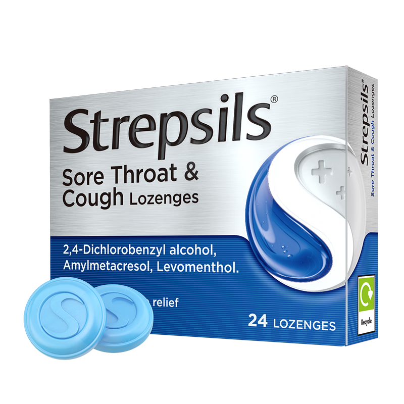 使立消Strepsils缓解喉痛咳嗽润喉糖咽喉炎含片价格走势查询