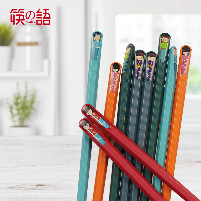筷之语防滑防霉耐高温合金筷子 家用抗菌筷子 高端日式分餐筷子5双装属于什么档次？