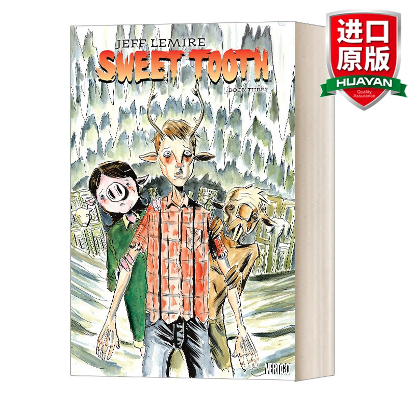 sweet tooth book three 英文原版 甜牙3 美剧鹿角男孩 英文版 进口