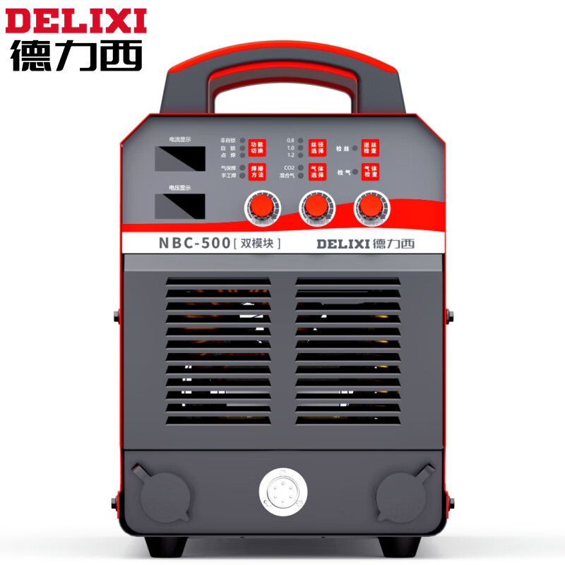 德力西二保焊机nbc500工业二氧化碳气体保护焊机单电压380v电焊两用