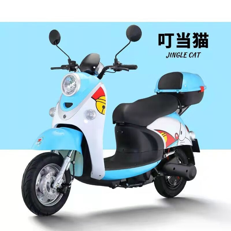 雅迪车型小龟王电动车72v60v电瓶车长跑外卖爬坡王踏板电摩车 叮当猫