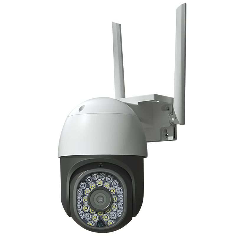 乔安无线监控摄像头4g太阳能家用高清夜视连手机无网手机远程球机