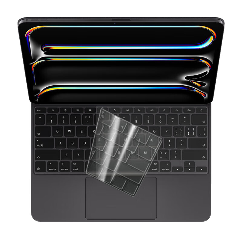 首和Apple苹果妙控键盘iPad Pro11/13英寸M5键盘膜ipadair7/6 M3 M2 M4平板键盘2025款贴膜电脑配件 高透明 键盘膜 11英寸 iPad Pro (M5)