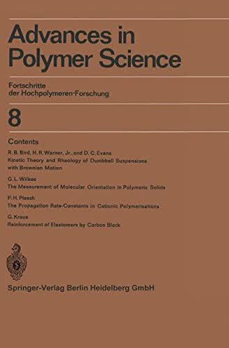 预订 Advances in Polymer Science
