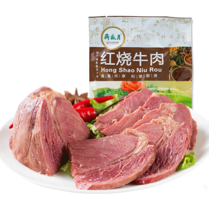 月盛斋 牛肉北京老字号特产清真熟食年货礼品 红烧牛肉200g
