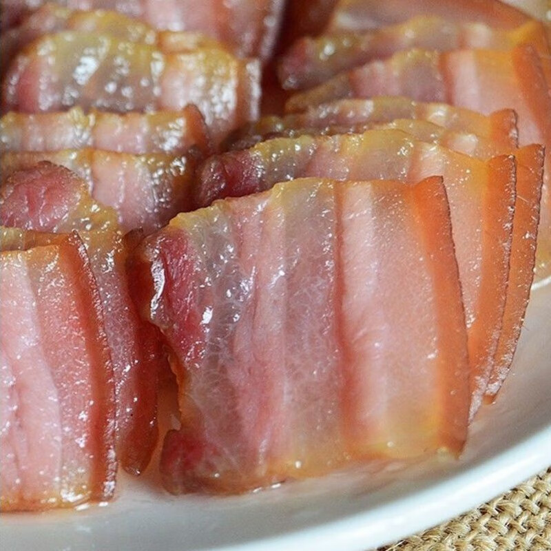 寒宁风干腊肉1斤500克江西特产土猪肉湖南五花腊味咸肉 腊肉半斤(250g