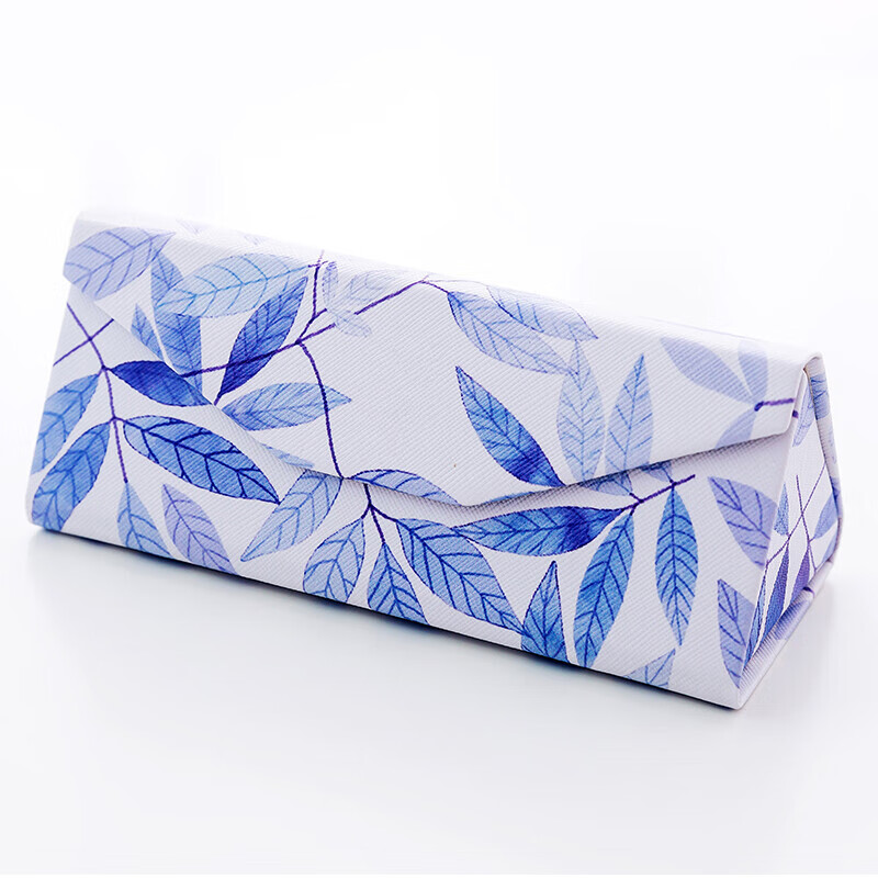 盒复古折叠眼镜盒太阳镜墨镜盒韩版创意便携眼镜盒 款式三(眼镜布)