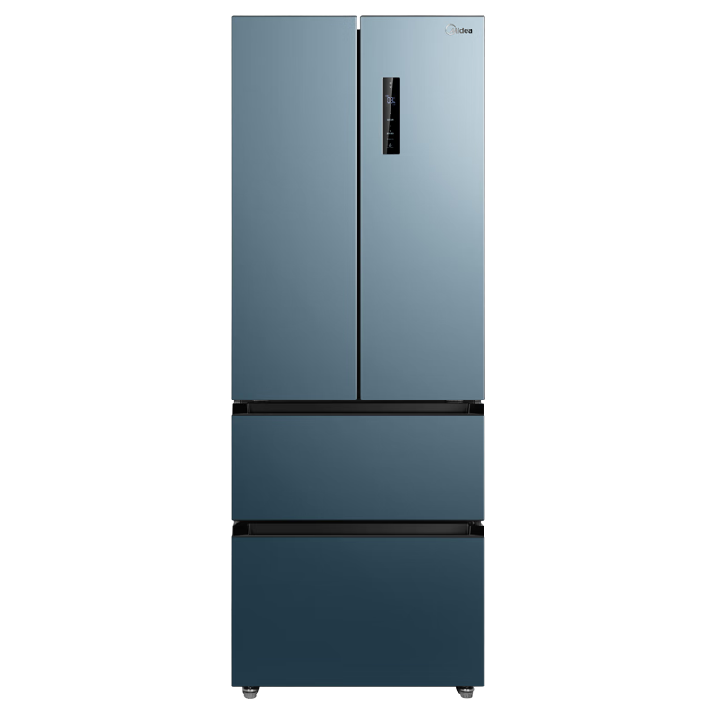 美的（Midea）432升法式多门四开门电冰箱果润精储一级能效双变频智能家用温湿精控BCD-432WFPZM(E)