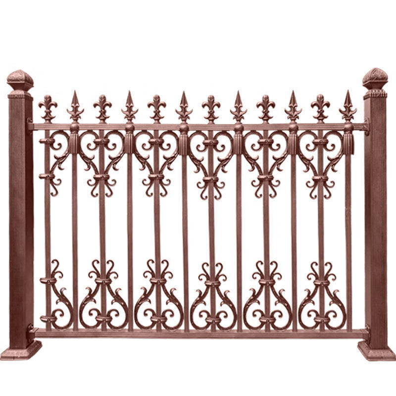 栀司围栏院墙铝合金护栏别墅铝艺围栏铝合金围墙护栏庭院小区隔离栏家
