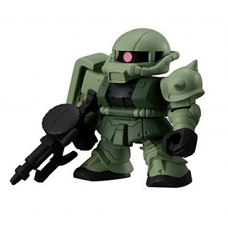 扭蛋 机动战士高达 forte 12 rx-78-2 扎古元祖钢加农托3 绿扎古