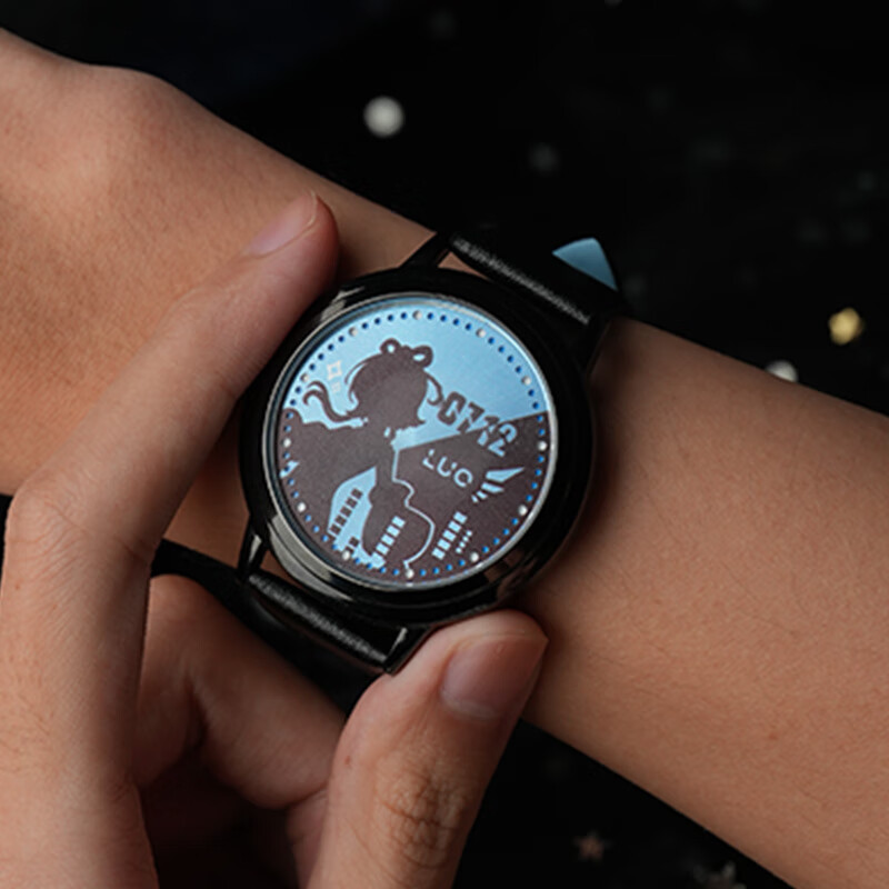 幸运石洛天依官方联名手表V家Vsinger二次元国动漫周边LED触屏电子手表 洛天依LED手表 官方联名