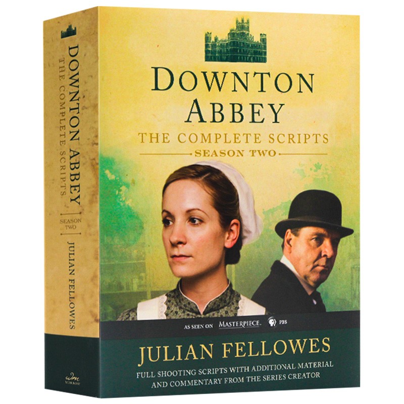 【瑕疵书】英文原版 唐顿庄园剧本 第2季 Downton Abbey Script Book 2 电视剧同名小说 英剧剧本 英文版电影原著小说书 进口英语书籍