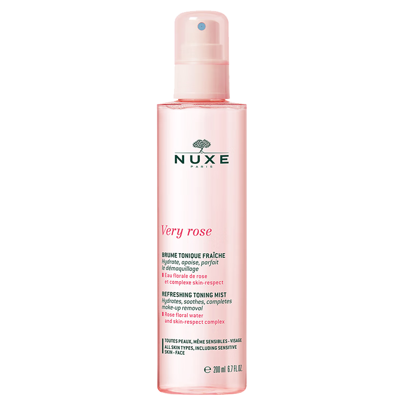 欧树舒柔玫瑰喷雾爽肤水200ml 润泽补水清爽保湿玫瑰香清爽化妆水