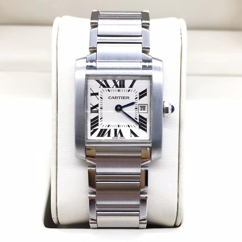 【二手95新】卡地亚女表 坦克solo系列小号坦克 cartier 石英手表