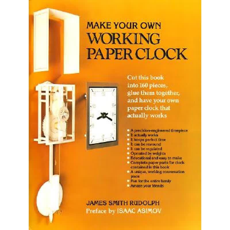 预订 Make Your Own Working Paper Clock