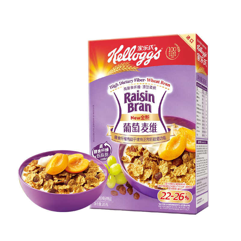 韩国进口家乐氏葡萄麦维高纤麦片价格走势分析|网络冲调品商品历史价格查询