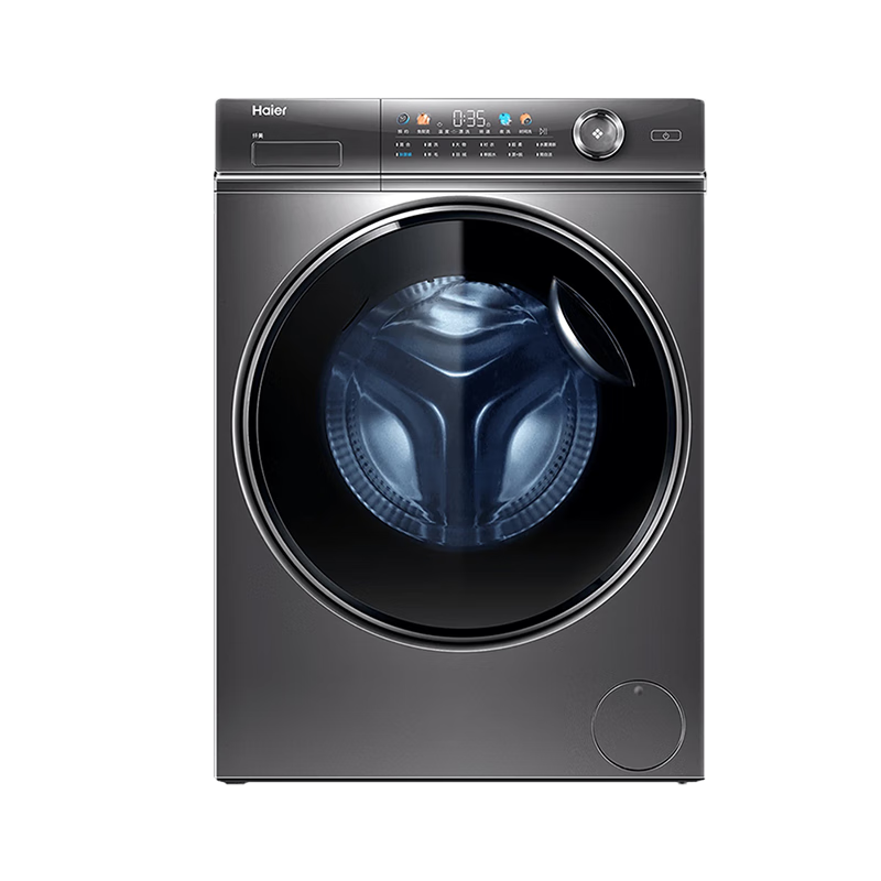 ������Haier����Ͳϴ�»�ȫ�Զ� 12��������� BLDC��Ƶ 525mm��Ͳ�� ���������� ����ԤԼ һ����Ч �Ծɻ��� ���Ҳ���20%+��Խϵ��+����ƽǶ+������ʾ��