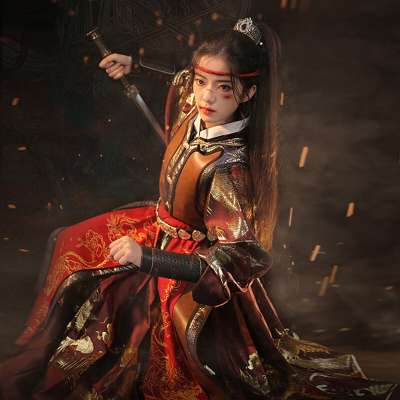 雅格罗伊大明风华汉服影视古装男织金明制飞鱼贴里cp罩甲秋季 贴里