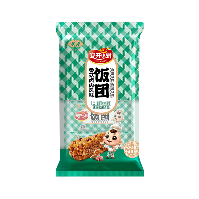 安井 香菇卤肉风味饭团 600g 4个装 冷冻速食饭团 微波炉加热方便速食高性价比高么？