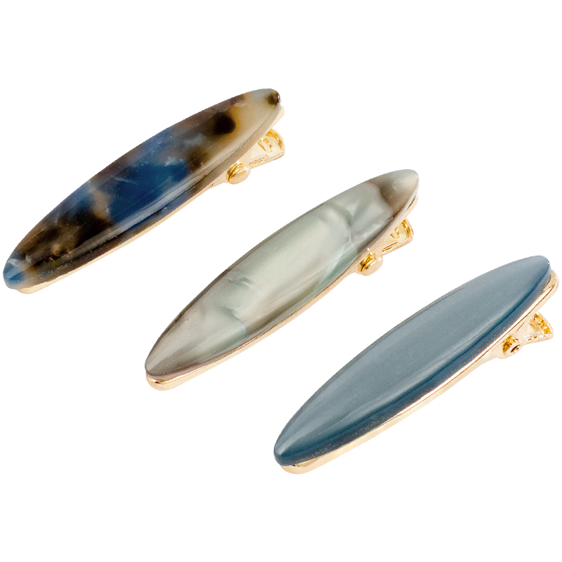 osewaya鴨嘴夾高級感日韓優(yōu)雅發(fā)夾劉海碎發(fā)頭飾女新款 粉色