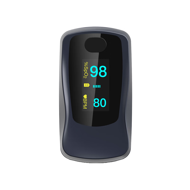 理邦仪器 血氧仪指夹式血氧饱和度检测仪家测心率手指脉氧脉搏器 指式