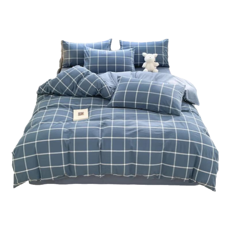 无印良品A类100%纯棉被套 全棉双人学生宿舍被罩单件 床上用品 180*220cm