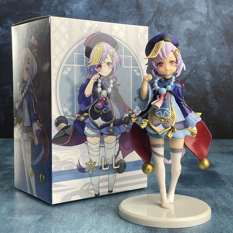 悠简森活游戏周边原神七七可莉胡桃刻晴可爱萌宠站姿冻冻回魂夜美少女