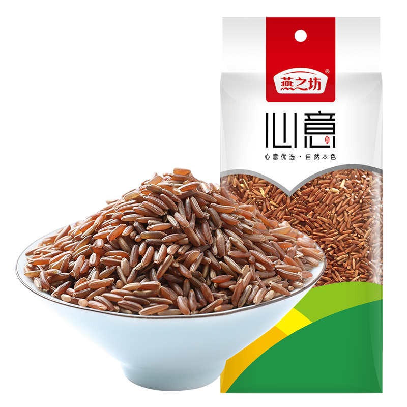 燕之坊推出的月牙红米心意系列五谷杂粮，营养丰富价格实惠