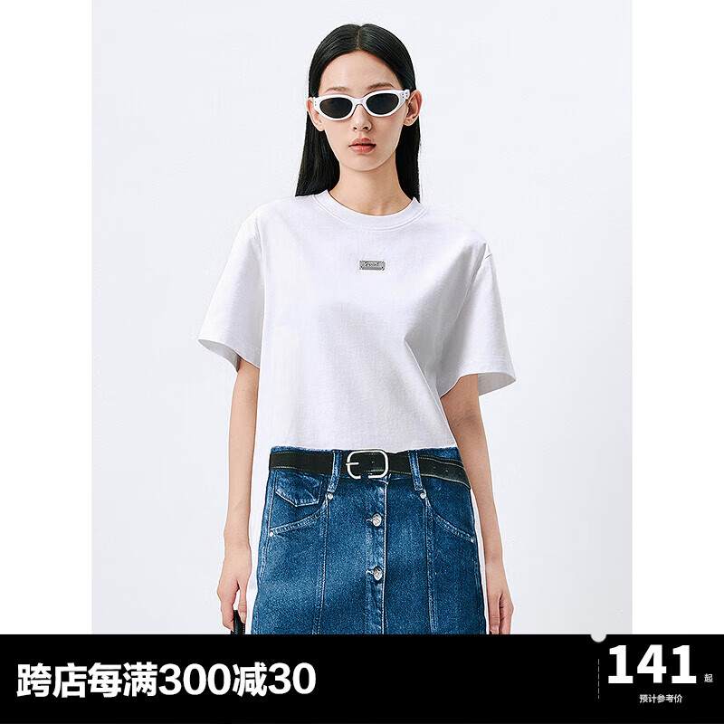 ̫ƽ��Ůװ����ӡ������ȹ2024���¿��ʱ��T��ȹС��������ȹ* ��ɫ M