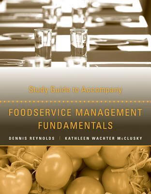 预订 study guide to accompany foodservice management