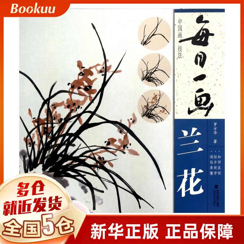 每日一画(兰花)/中国画技法