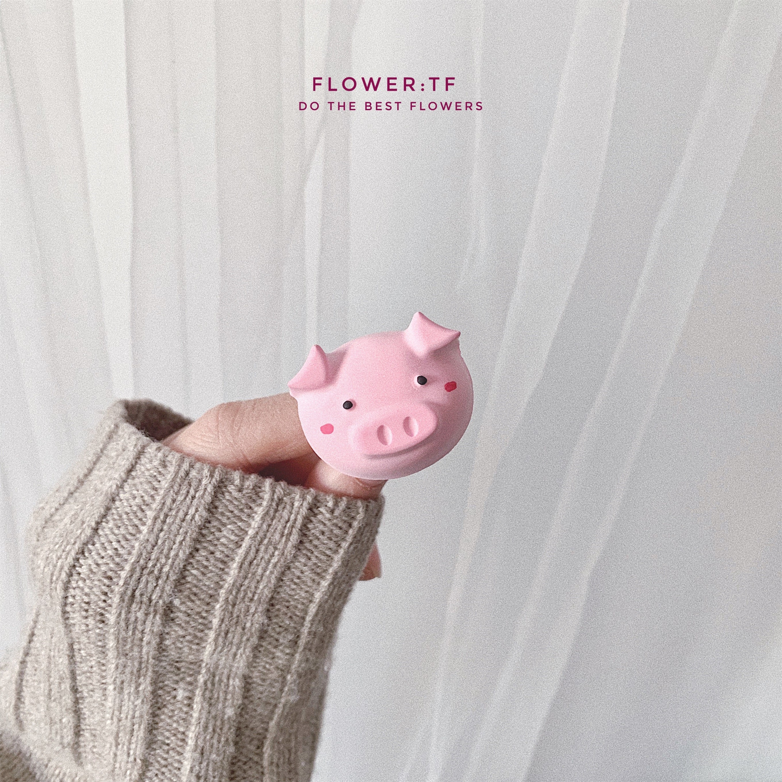 clcey特斯拉车载香水空调出风口香薰扩香石小猪佩奇车内卡通可爱装饰