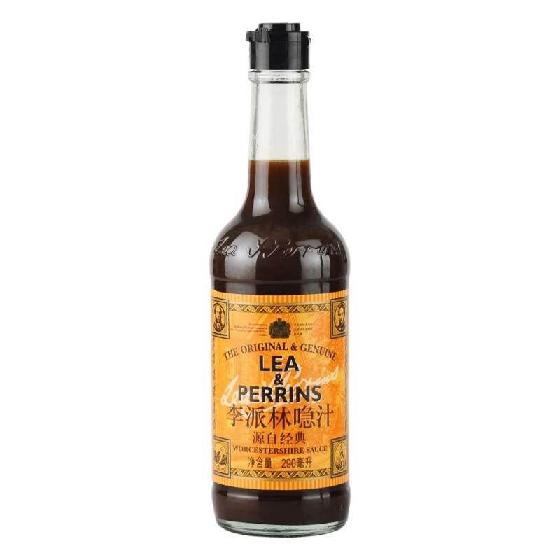 亨氏李派林喼汁急汁290ml*3英国进口英式黑醋汁沙司伍斯特辣酱油 290