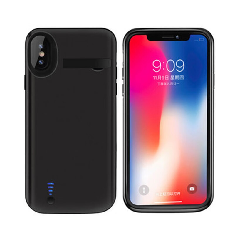 南斯夫 适用iphone x/xr背夹式电池大容量苹果xsmax无线充电宝xs超薄