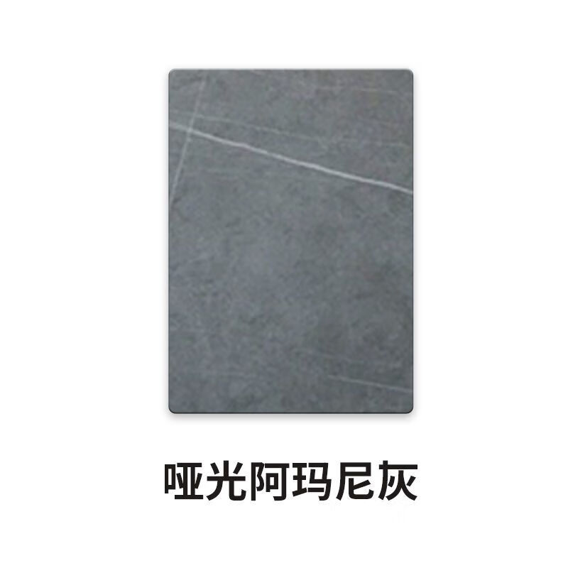 定制加工茶台餐桌茶几面板电视柜鞋柜飘窗阳台面大理石 哑光阿玛尼灰