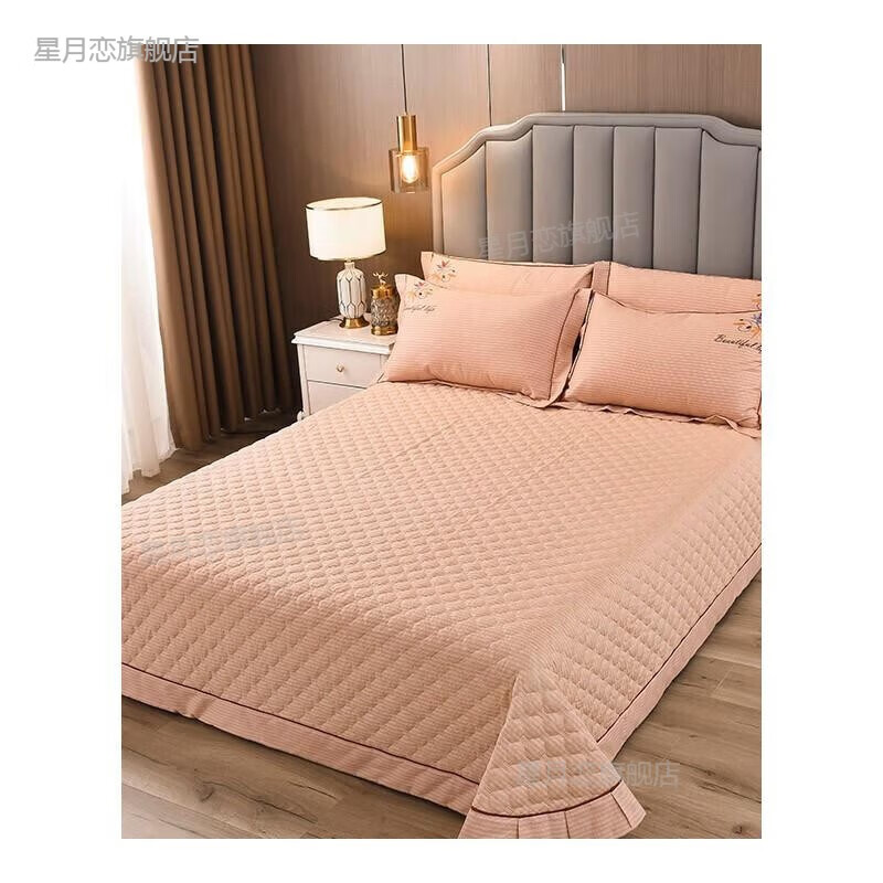 星月恋家纺全棉斜纹夹棉床盖1.