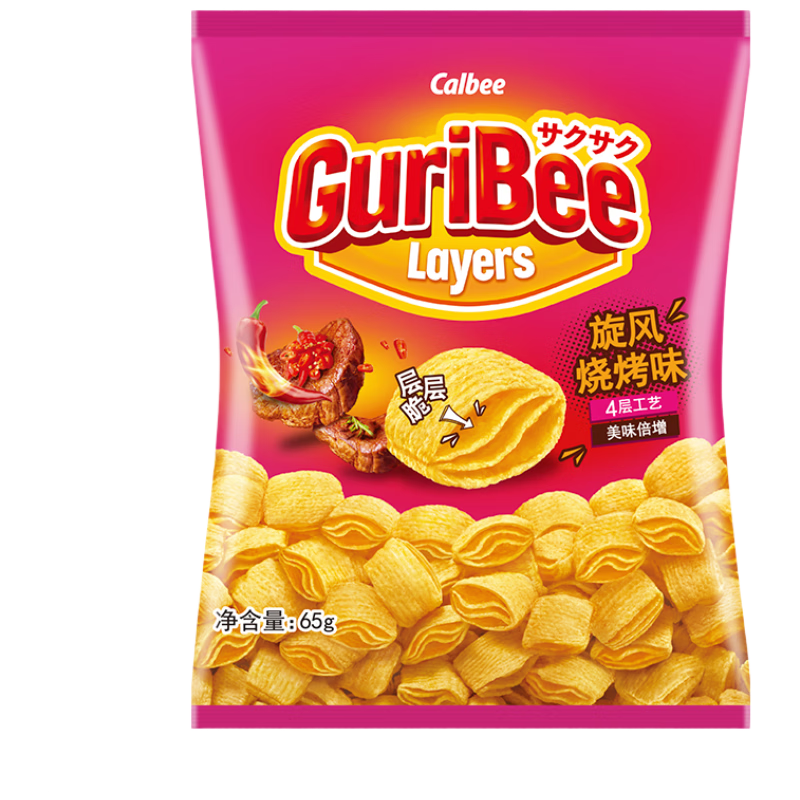 ���ֱȣ�Calbee�����״�Ƭ �տ�ζ65g 8.9Ԫ