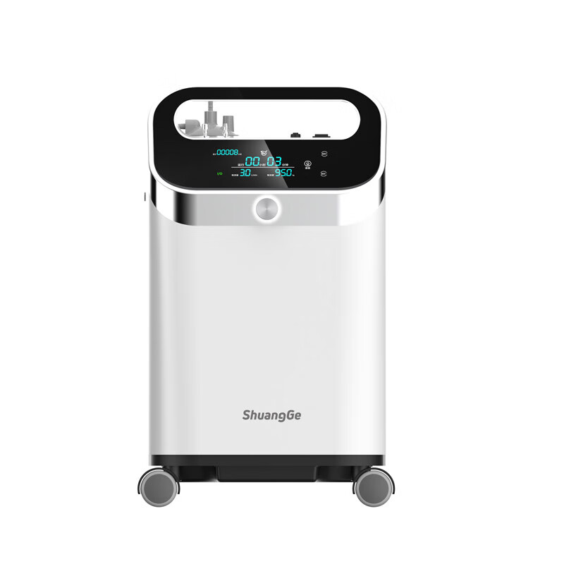 氧精灵5l升医用制氧机家用吸氧机小型雾化一体氧气机y57w【219】 5l升