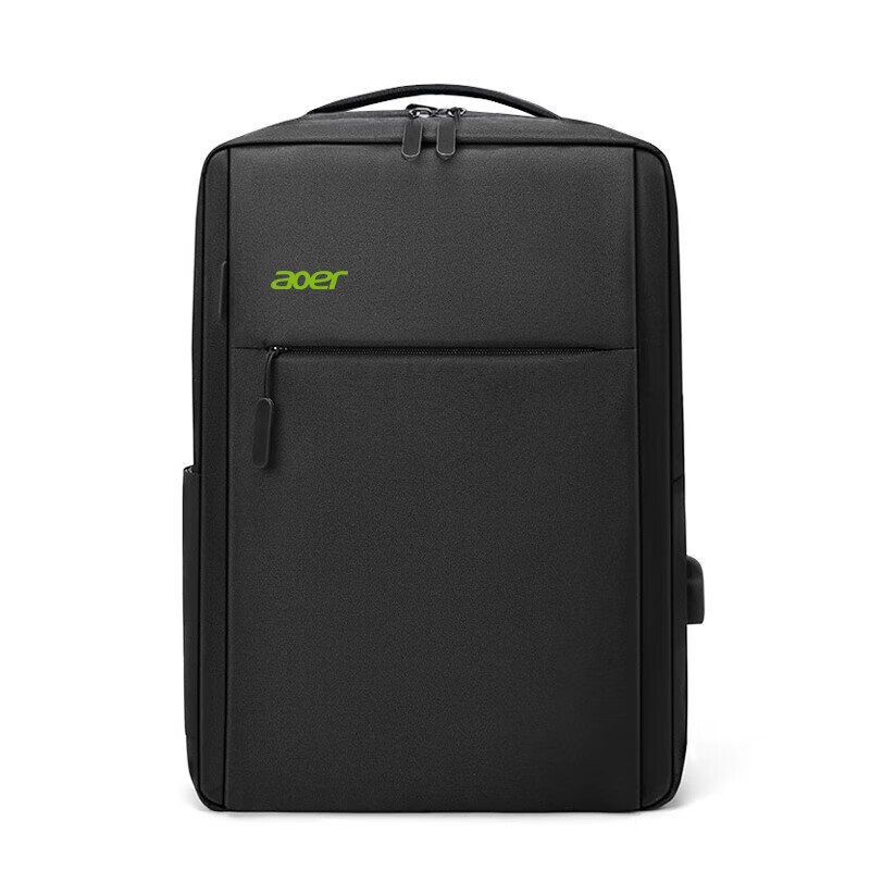 VILSBOL大容量商务旅行包15.6英寸电脑背包简约学生背包 黑色双肩包属于什么档次？