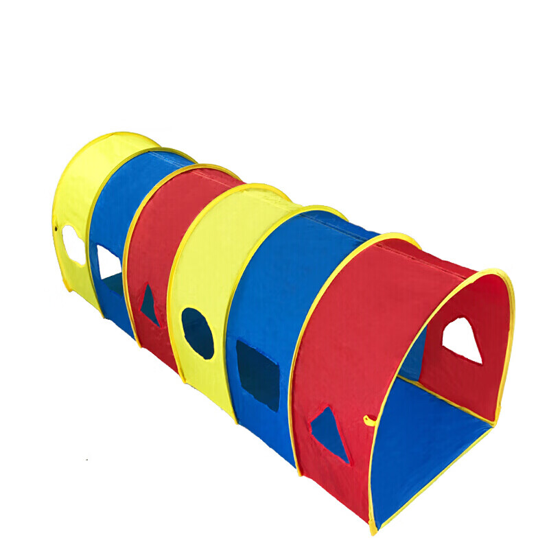 儿童钻洞玩具幼儿园室内阳光爬行隧道钻山洞拱形爬行筒彩虹隧道宝宝