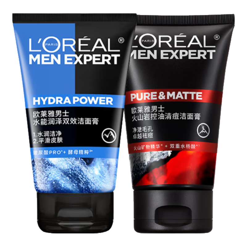 ���ڲ�����ŷ���ţ�L'OREAL�� ��ʿϴ���̻�ɽ�ҽ�����̿ˬĥɰ������� ��ˮ��+�����嶻������50ml*2